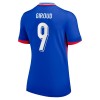 Original Fußballtrikot Frankreich Giroud 9 Heimtrikot EURO 2024 Für Damen